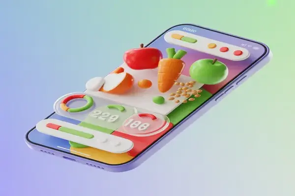 Daily calories dashboard showing calories per day calorie awareness and healthy eating habits for long term results